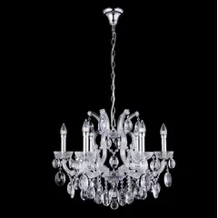 Подвесная люстра Crystal Lux Hollywood SP6 Chrome, фото 